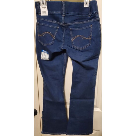 Riders By Lee Indigo Women’s Pull On Waist Smoother Bootcut Jeans Size 8P - NWT - Picture 3 of 10